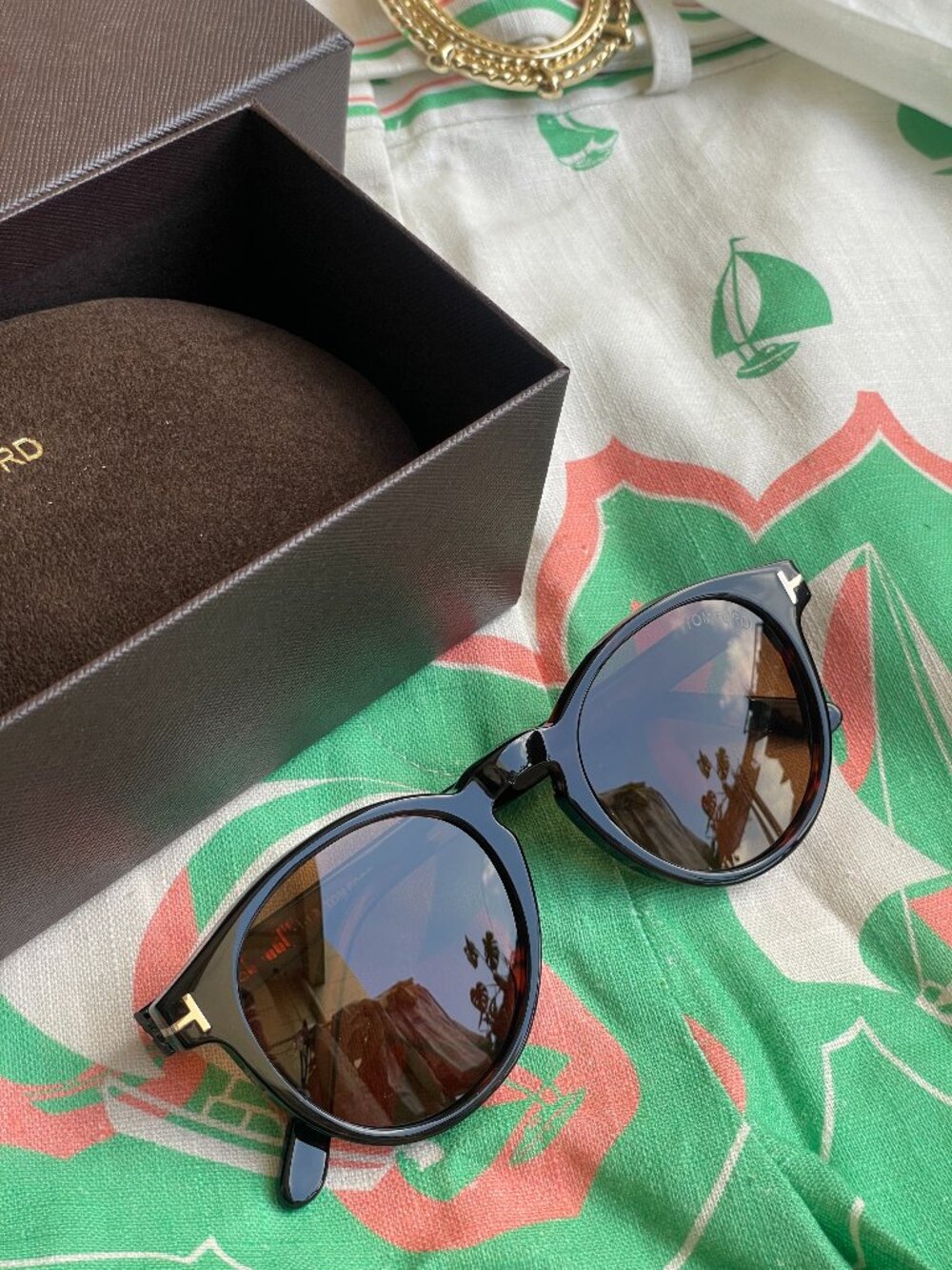 TOM FORD Tortoiseshell Sunglasses